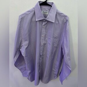 Ben Silver Dress Shirt Size 17.5